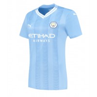 Camiseta Manchester City Matheus Nunes #27 Primera Equipación para mujer 2024-25 manga corta